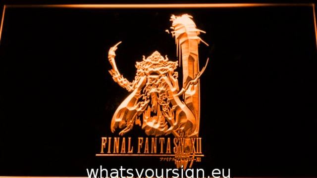 Final Fantasy XII LED Neon Sign смотреть онлайн