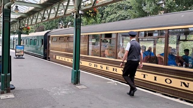 Steam Train Ride On Swanage Railway Preservation Line смотреть онлайн