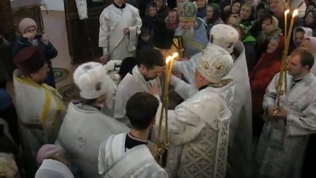 Награждение отца Николая, при освящении церкви смотреть онлайн