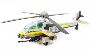 Собираем вертолет Апач из конструктора лего -   QMAN 1719  apache raid