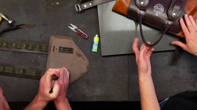 Leathercrafting a Rucksack w/ Clayton + Liz смотреть онлайн