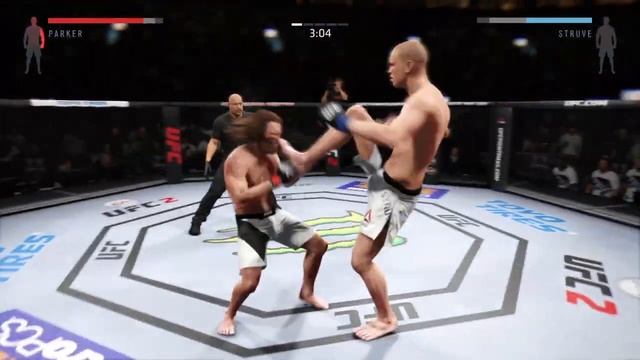UFC 2 stefan struve против коротышки WTF??? смотреть онлайн