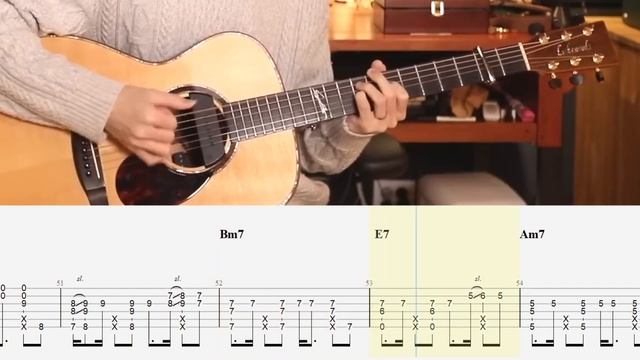 Guitar Tutorial: Ditto (NewJeans) - Sungha Jung Tabs | Fingerstyle Tabs