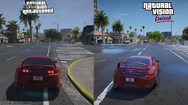 GTA 5 - 2023 NaturalVision Remastered vs NaturalVision Evolved Graphics Comparison смотреть онлайн