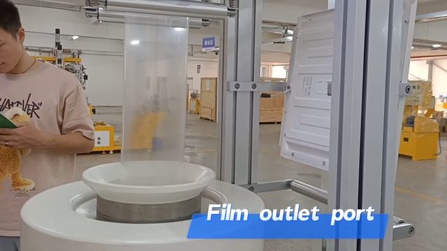 Lab blown film machine.#machine #machinery #plastic #film #polymer смотреть онлайн