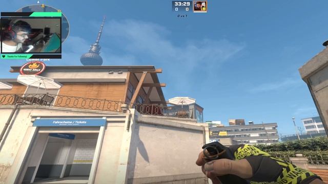 CS2 Overpass Bank Smoke - Easy Lineup смотреть онлайн