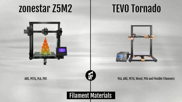 zonestar Z5M2 vs TEVO Tornado смотреть онлайн