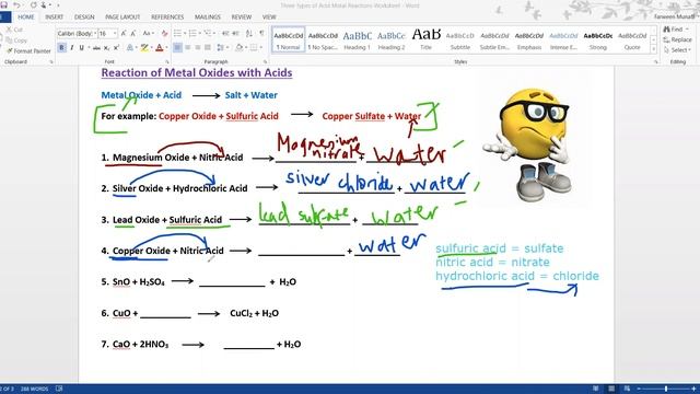 Practicing Acid Metal Reactions Questions смотреть онлайн