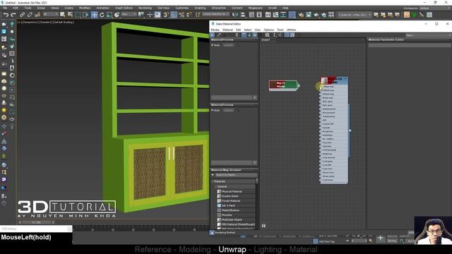Full version | Tutorial Modeling Rattan Shelf (3D Max + Vray) смотреть онлайн