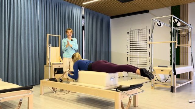 Pilates Reformer pull straps обучение Инна Тычкина ART OF PILATES смотреть онлайн