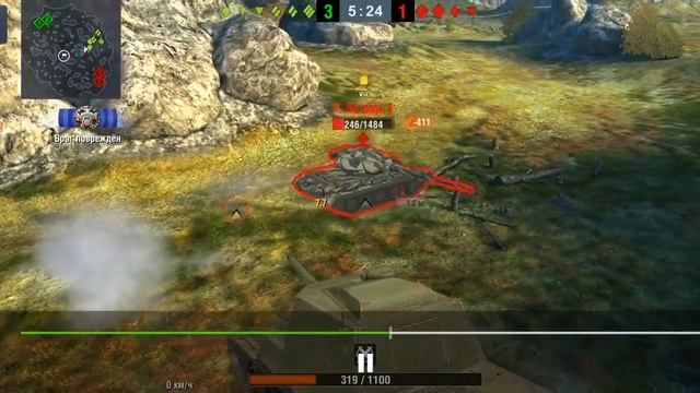 World of Tanks blitz. Хорёк 1. Истинный птвод. смотреть онлайн