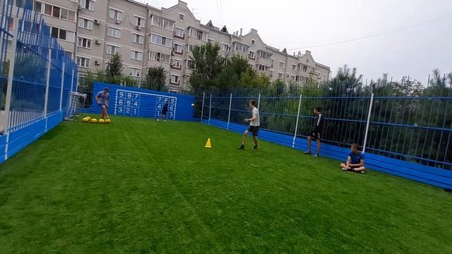 #ФК_Атом Костя отрабатывает удары 2 смотреть онлайн