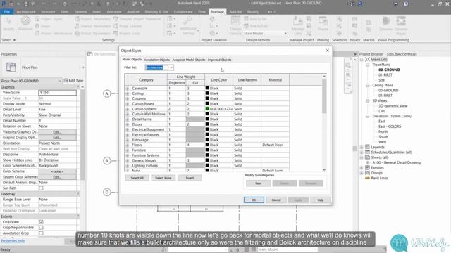 Revit - How to add object styles смотреть онлайн