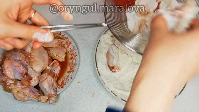 Куриные крылышки как в KFC. Өте дәмді KFC үй жағдайында смотреть онлайн