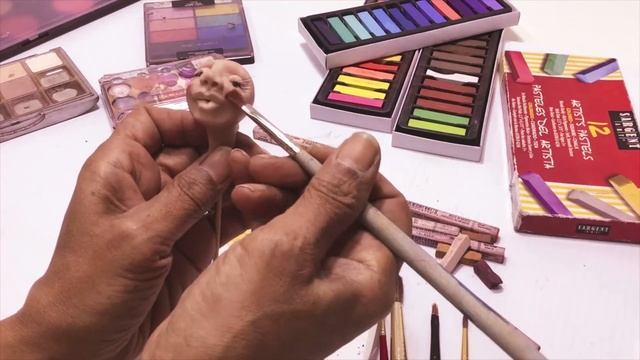 PDMAG short demo How I add dry pigment to Uncured Polymer clay смотреть онлайн