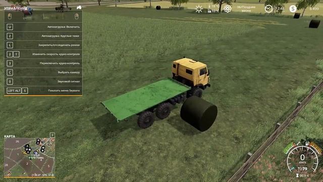 | FS19 Timelapse | Посев нового урожая, Тюковка травы | #11 | смотреть онлайн