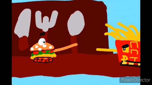 Минисерия картошка фри против бургера