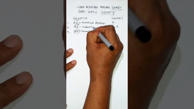 Cara Mencari Macam Gamet dari Suatu Genotif смотреть онлайн