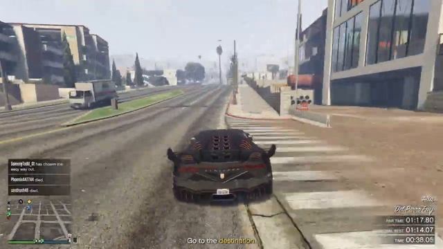 GTA 5 Online - Maze Bank Arena Time Trial 1.13:450 Zentorno смотреть онлайн