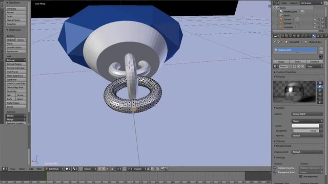 Blender Tutorial - Earrings part 3 смотреть онлайн