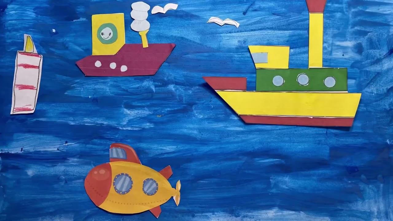 Виды транспорта ✈️ Мультфильм своими руками смотреть онлайн