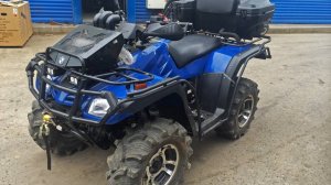 ремонт квадра STELS 300B с другом