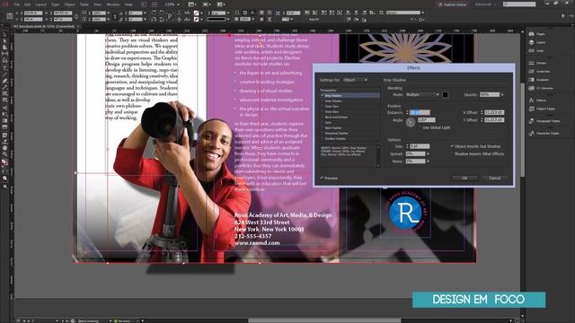 Curso de Indesign CC 2015 - Aula 48 Drop Shadow смотреть онлайн