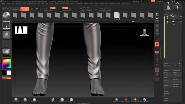 (Part 03)Fabric and Leather VDM Brushes смотреть онлайн