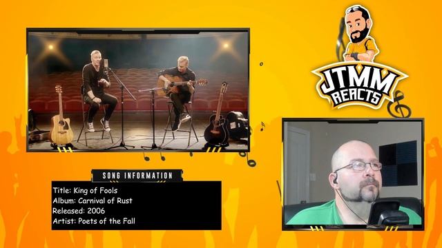 Lyricist Reacts to Poets of the Fall King of Fools JTMM Reacts смотреть онлайн