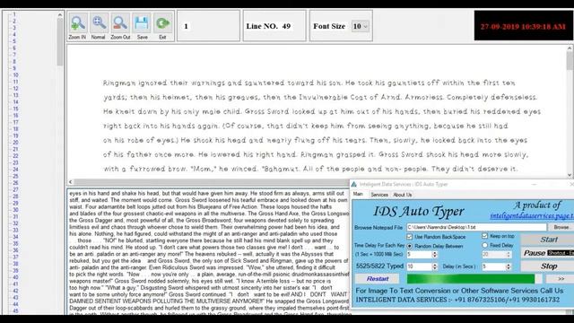 #Epub Conversion Software Using IDS Auto Typer (Convert image to Epub Notepad) | Contact-8767325106 смотреть онлайн