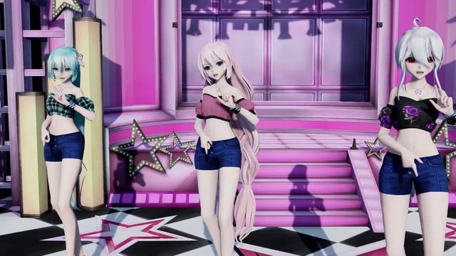 wave / Miku /Luka / Haku /MMD смотреть онлайн