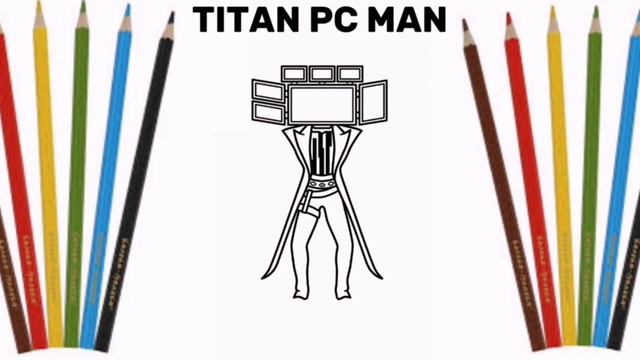 How to DRAW TITAN PC MAN from SKIBIDI TOILET смотреть онлайн