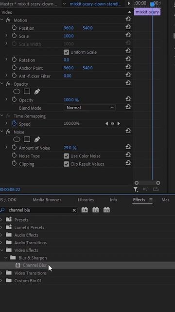 Quick VHS Look in Adobe Premiere Pro #shorts смотреть онлайн
