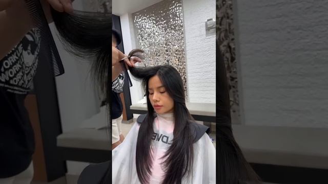 Perfect Long Butterfly Layered Haircut Tutorial With Curtain Bangs & Layered Cutting Techniques смотреть онлайн