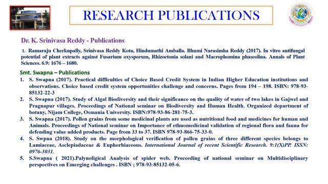DEPT OF BOTANY GDCW NALGONDA PPT PRESENTATION смотреть онлайн