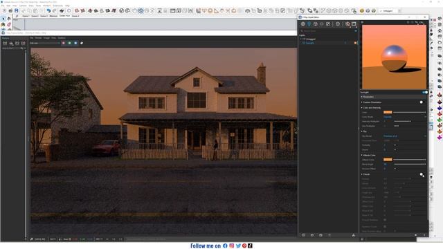 Golden Hour in V-Ray 6 for SketchUp | Sketchup vray смотреть онлайн