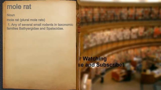 What does mole rat mean? смотреть онлайн
