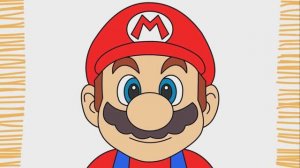 Как нарисовать СУПЕР МАРИО