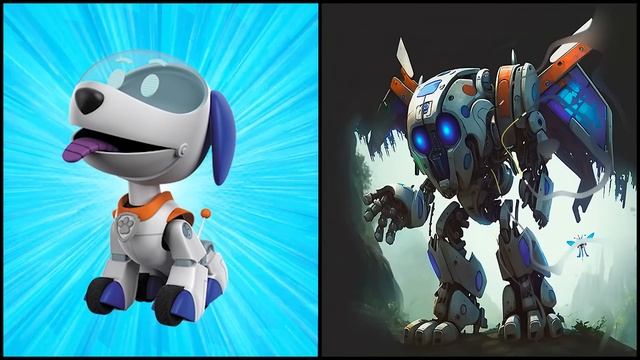 🤖 PAW Patrol CHARACTERS as TRANSFORMERS 2023 смотреть онлайн