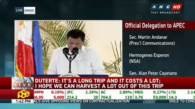 ANC Live: Duterte's APEC message: PH open for business смотреть онлайн
