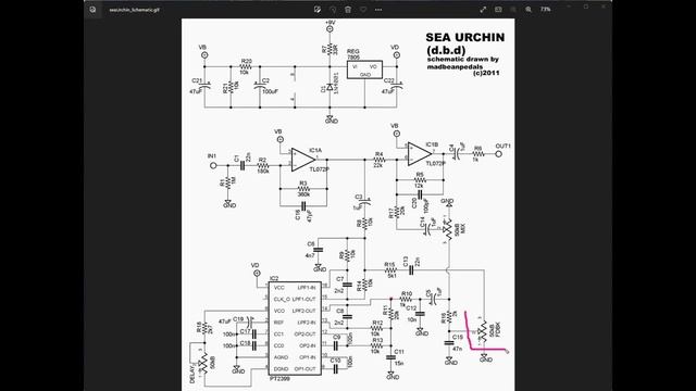 Schematic Elements for Guitar and Effects: PT2399-Based Delay смотреть онлайн