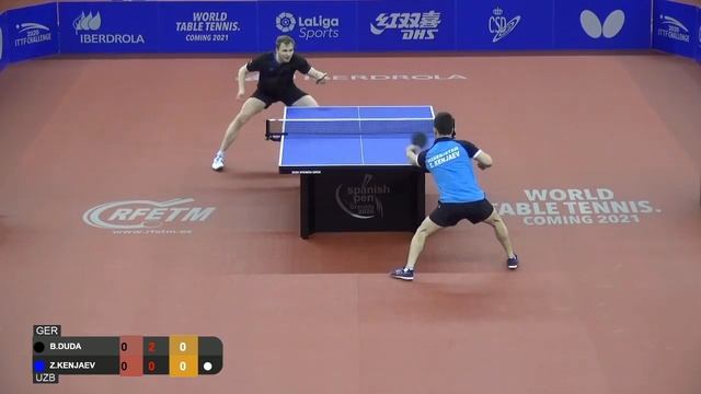 Benedikt Duda vs Zokhid Kenjaev | 2020 ITTF Spanish Open Highlights (R32) смотреть онлайн