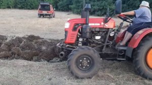 Мини-трактор Shifeng SF-244 - пахота целины