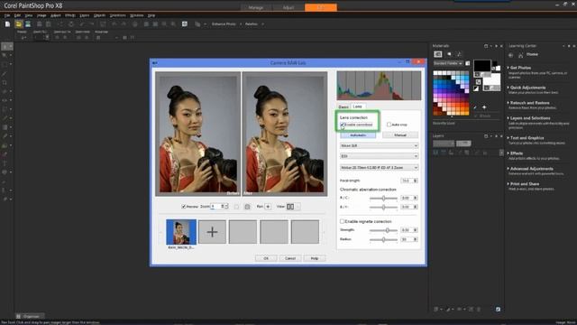Apply Automatic Lens Corrections with the New PaintShop Pro X8 смотреть онлайн