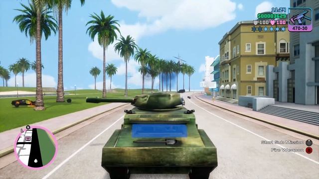 GTA Vice City Definitive Edition Race Cars & Tanks смотреть онлайн