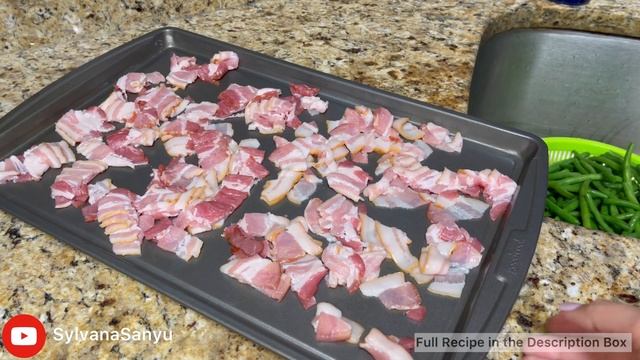 Baked Green Beans with Bacon Recipe смотреть онлайн
