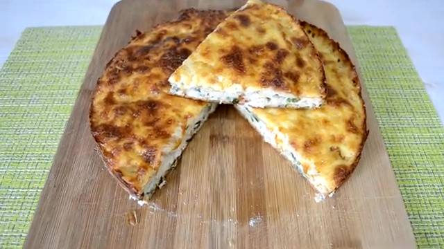 Пирог зеленым луком,курицей смотреть онлайн
