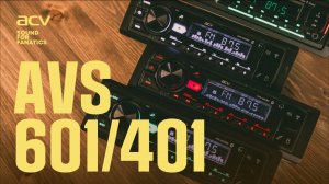 Обзор на новые 1din магнитолы AVS-401 и AVS-601.