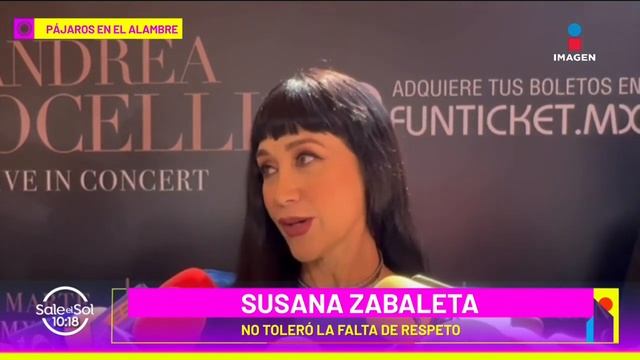 Susana Zabaleta corre a fan de concierto por hablar por teléfono | Sale el Sol смотреть онлайн