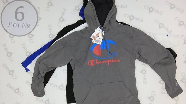 CHAMPION hoodies 6,сток одежда оптом смотреть онлайн